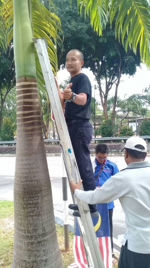 Pemasangan Bendera Kebangsaan