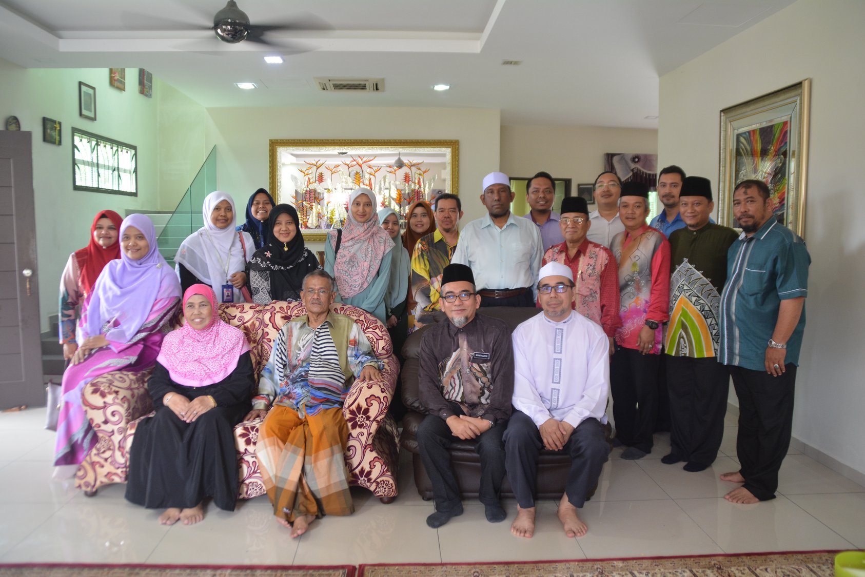 Kunjung Hormat KHS Negeri Melaka Ke Atas Mantan Ketua Pengarah JKSM Tan Sri Haji Ibrahim Bin Lembut