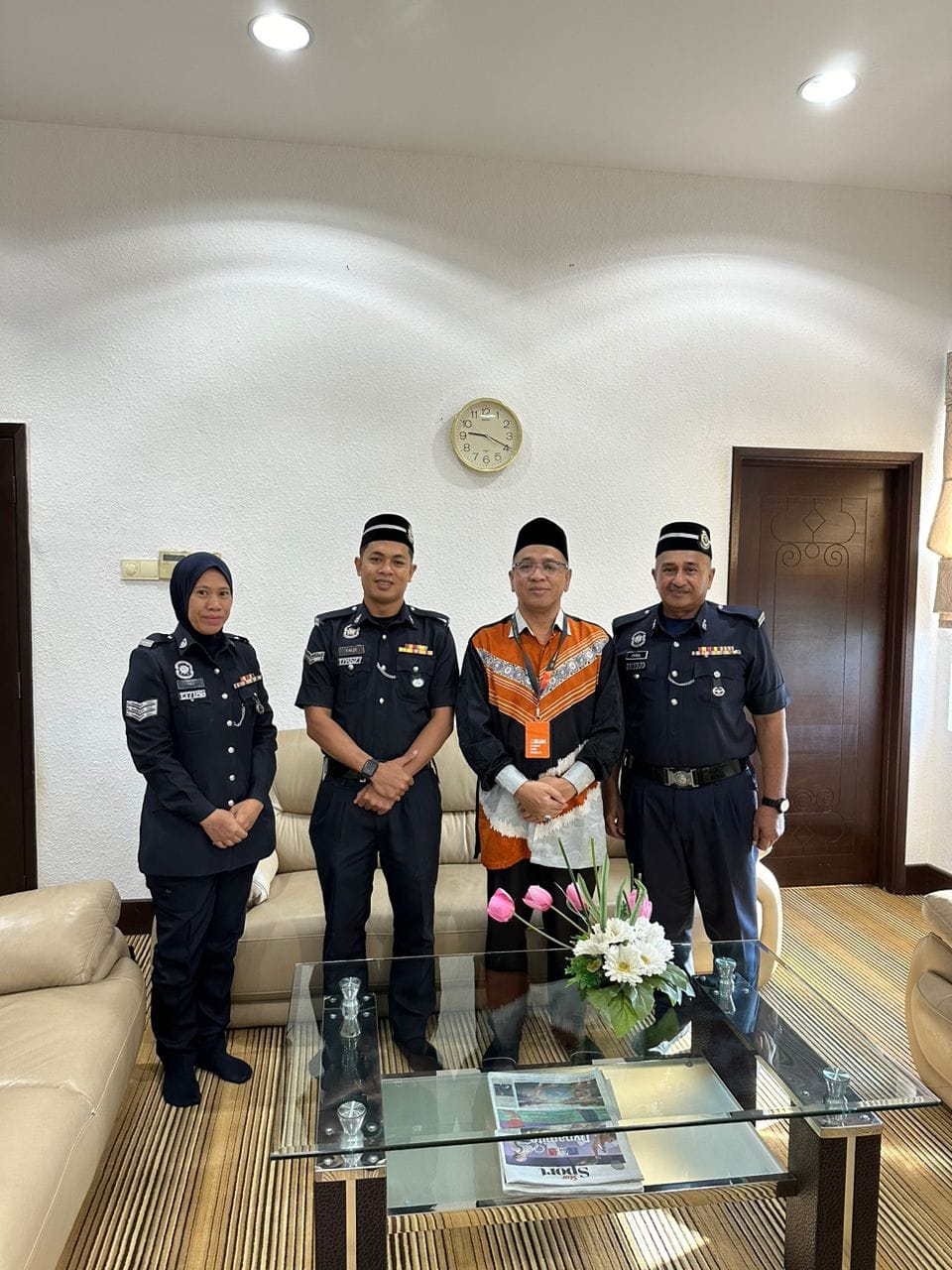 Sesi Kunjung Hormat Anggota Polis MSNM Kepada YAA KHS Negeri Melaka