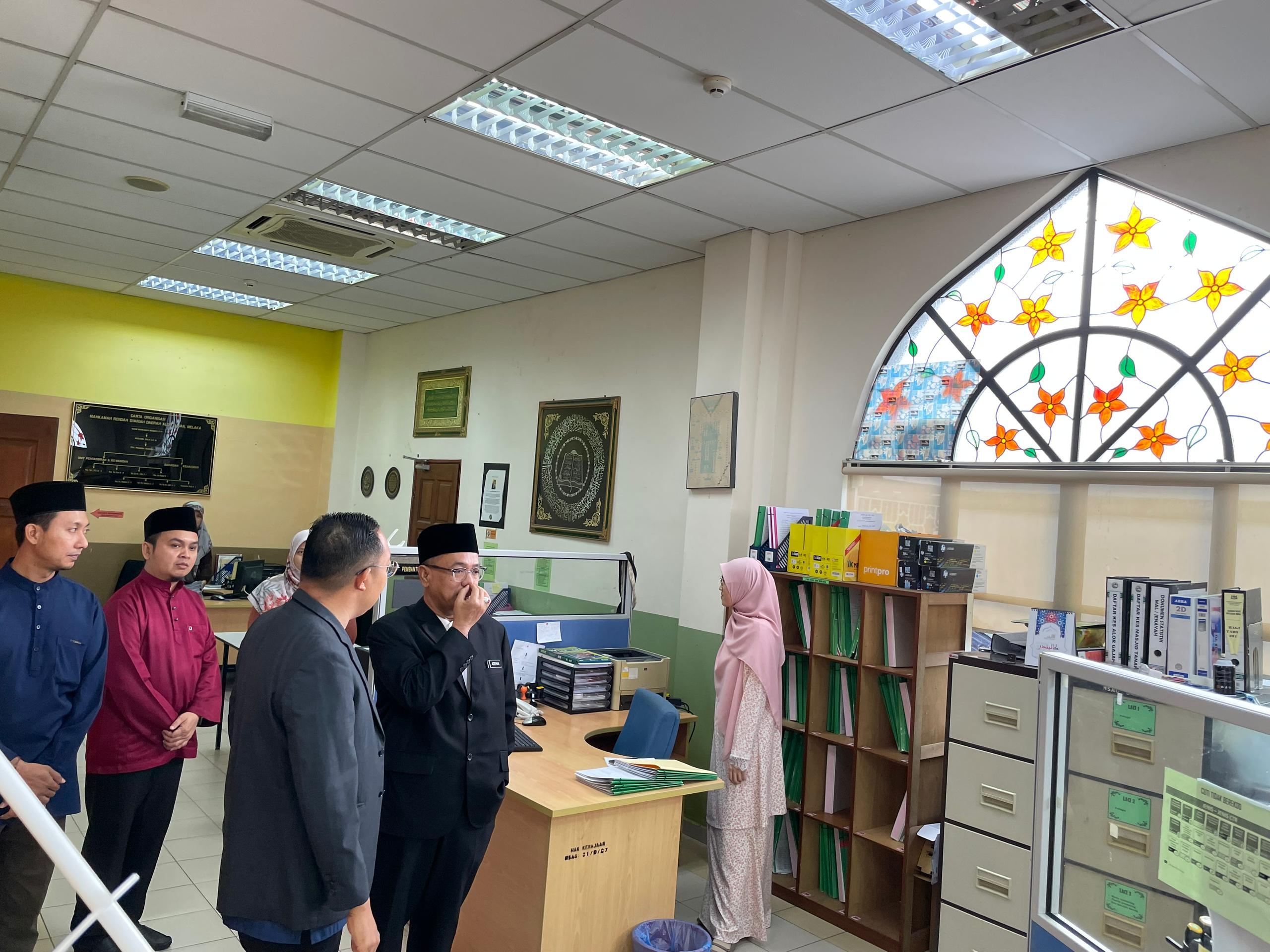 Lawatan Kerja KHS ke MRS Daerah Alor Gajah, Melaka